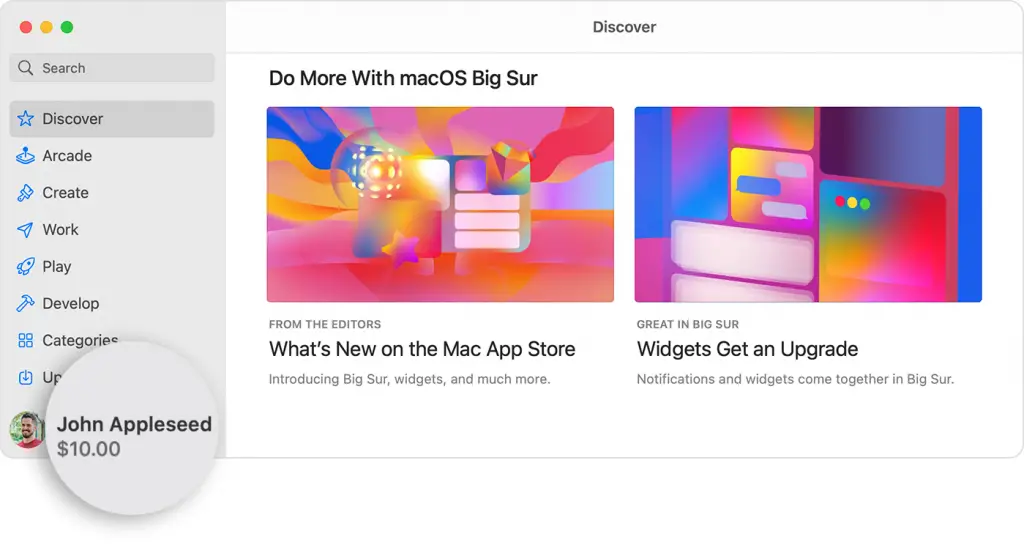 Bilans Mac App Store