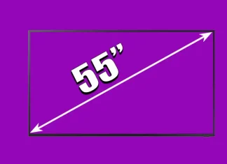 Jak szeroki jest telewizor 55 cali: Wymiary telewizora 55 cali
