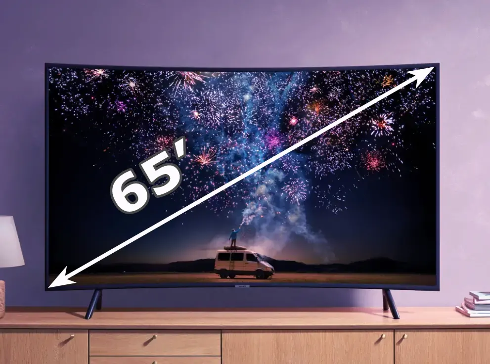 Jak szeroki jest telewizor 65-calowy? : wymiary telewizora 65-calowego